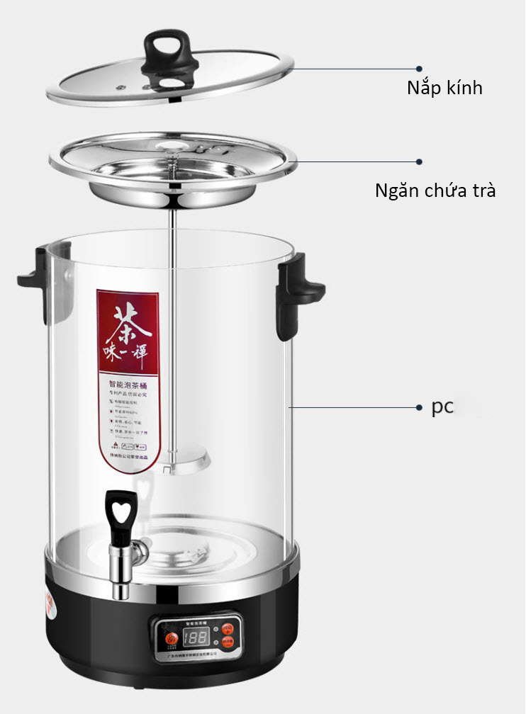 Bình đun nước nấu trà 10-30L OEM WN502