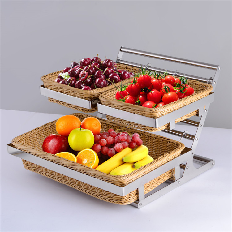 Kệ trưng bày bánh ngọt trái cây buffet OEM JDYH01
