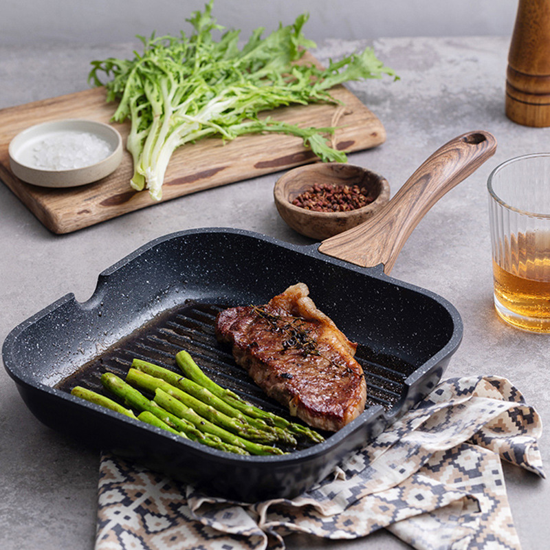 Chảo vân đá Maifan chiên beefsteak OEM SN41