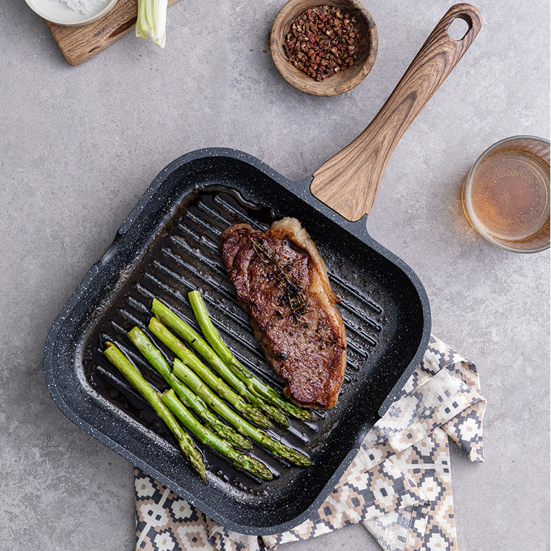 Chảo vân đá Maifan chiên beefsteak OEM SN41