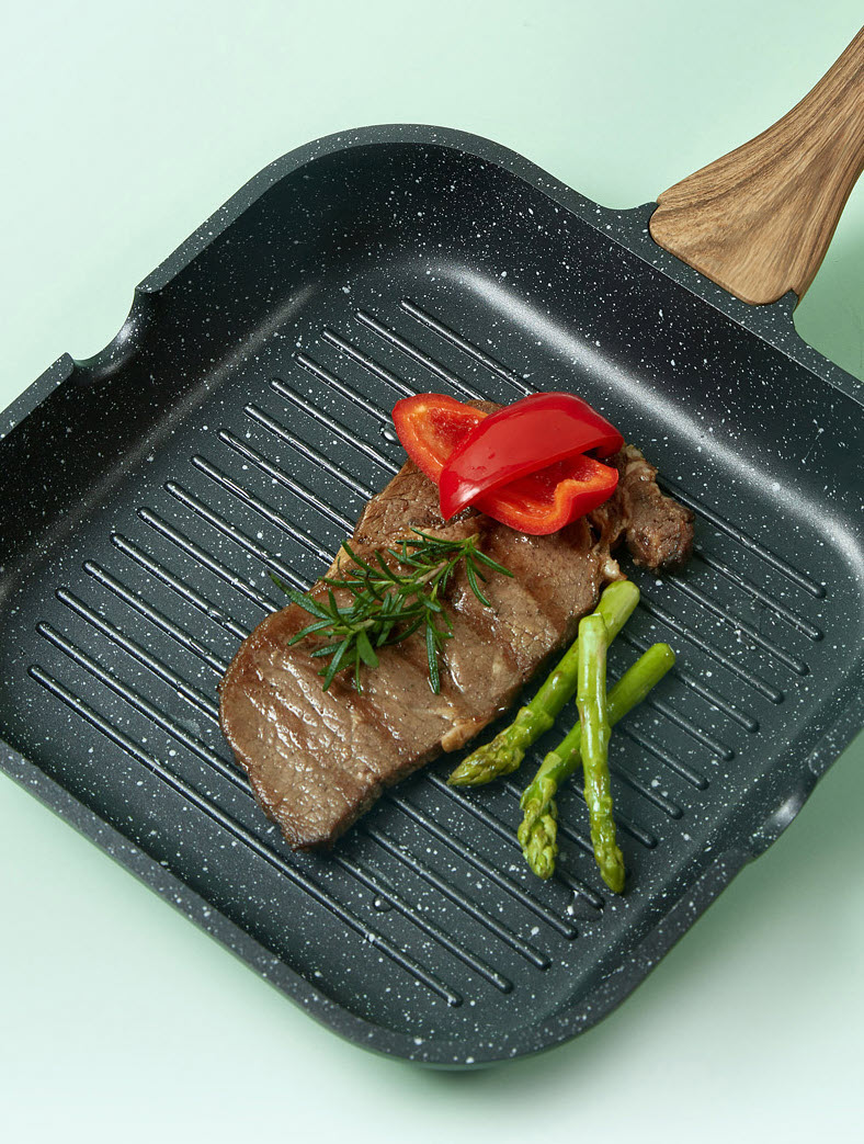 Chảo vân đá Maifan chiên beefsteak OEM SN41