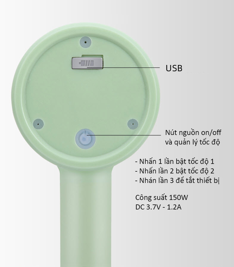 Máy đánh trứng mini cầm tay pin sạc OEM DDZ01