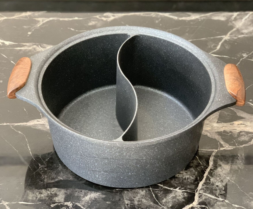 Nồi lẩu chia ngăn phủ đá Maifan OEM XF1889