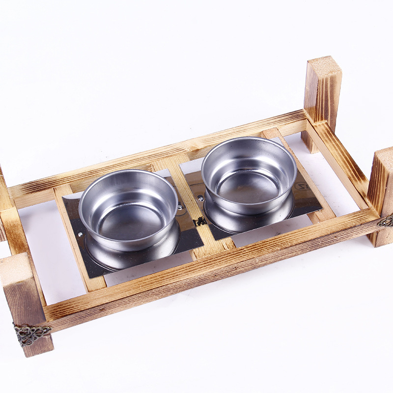 Bếp nướng cồn vỉ nướng kèm bếp cồn bếp nướng thịt bbq phủ đá Maifan OEM ZD1003