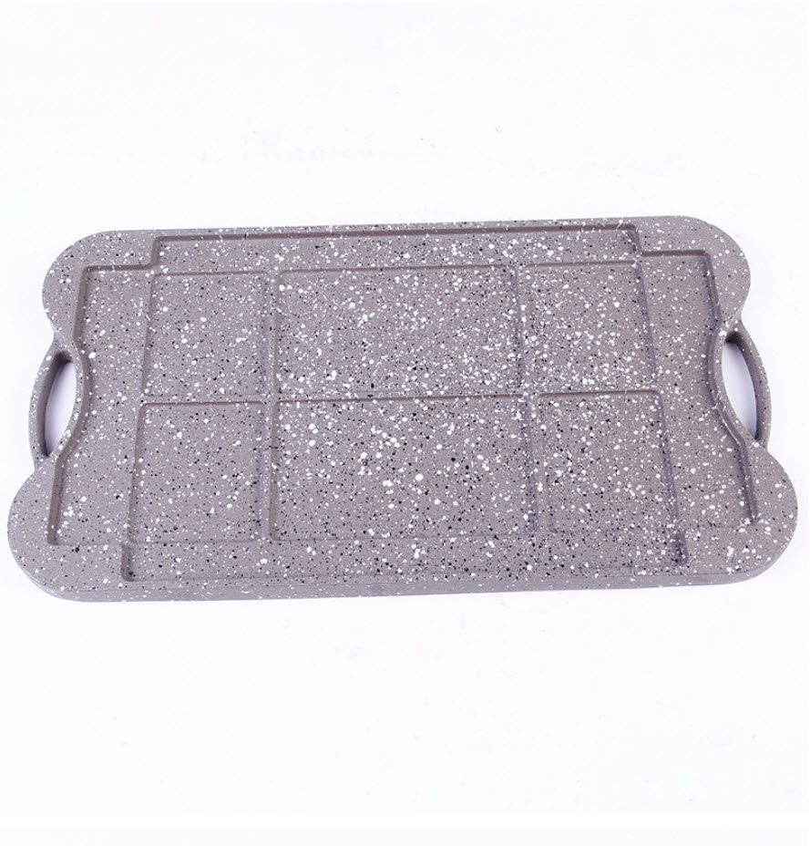 Bếp nướng cồn vỉ nướng kèm bếp cồn bếp nướng thịt bbq phủ đá Maifan OEM ZD1003