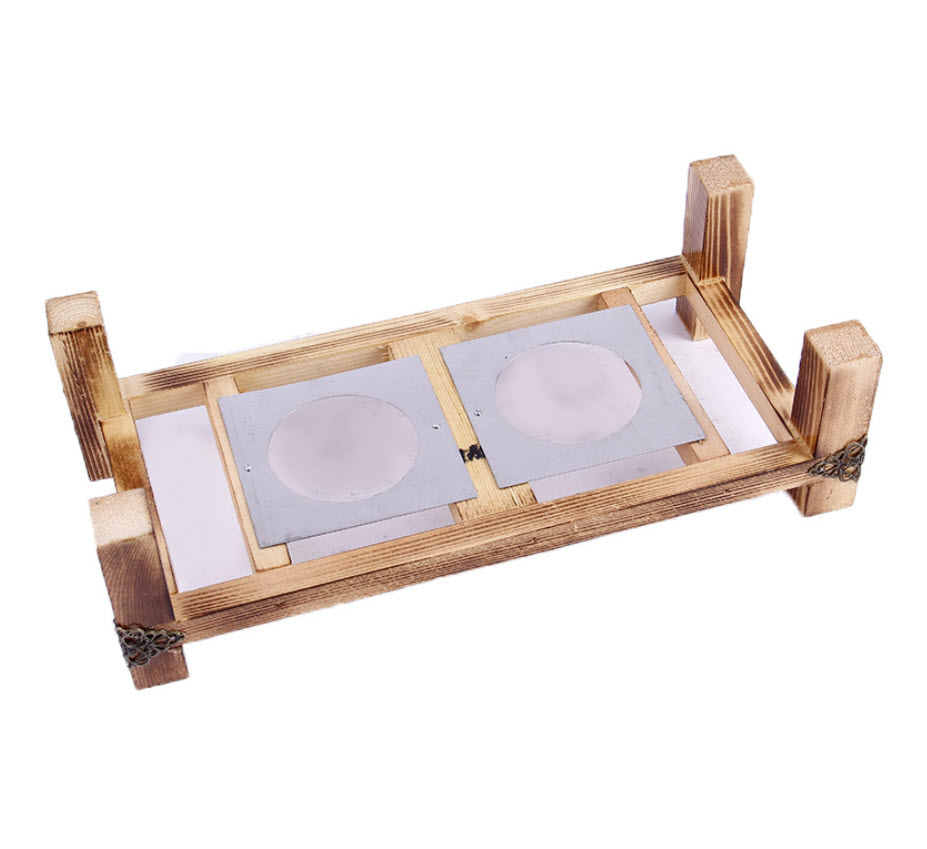 Bếp nướng cồn vỉ nướng kèm bếp cồn bếp nướng thịt bbq phủ đá Maifan OEM ZD1003