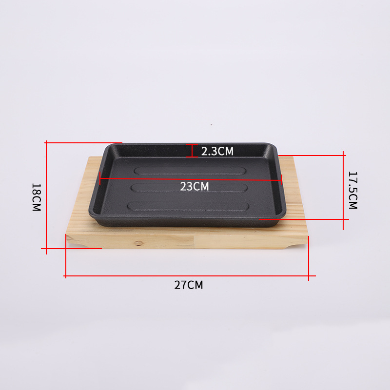 Chảo gang chống dính ăn các món bò OEM FPSL01