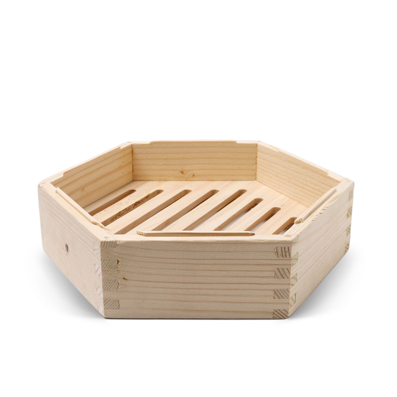 Xửng hấp gỗ Tuyết Tùng lồng hấp dimsum, hải sản, bánh bao OEM GB006