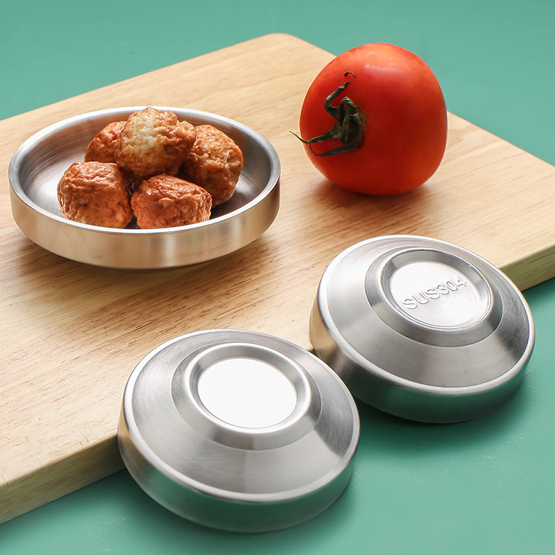 Dĩa inox 2 lớp đựng thức ăn Kimchi salad Nomi JMC2254