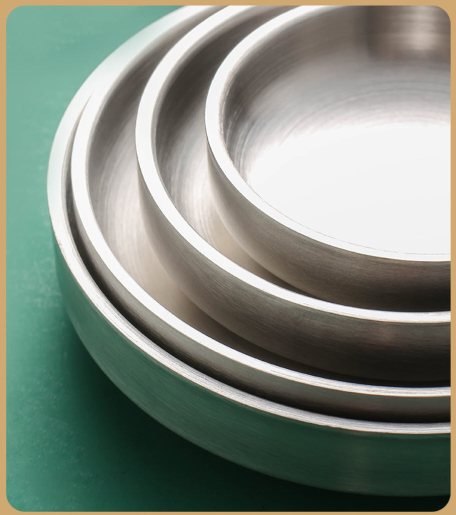 Dĩa inox 2 lớp đựng thức ăn Kimchi salad Nomi JMC2254