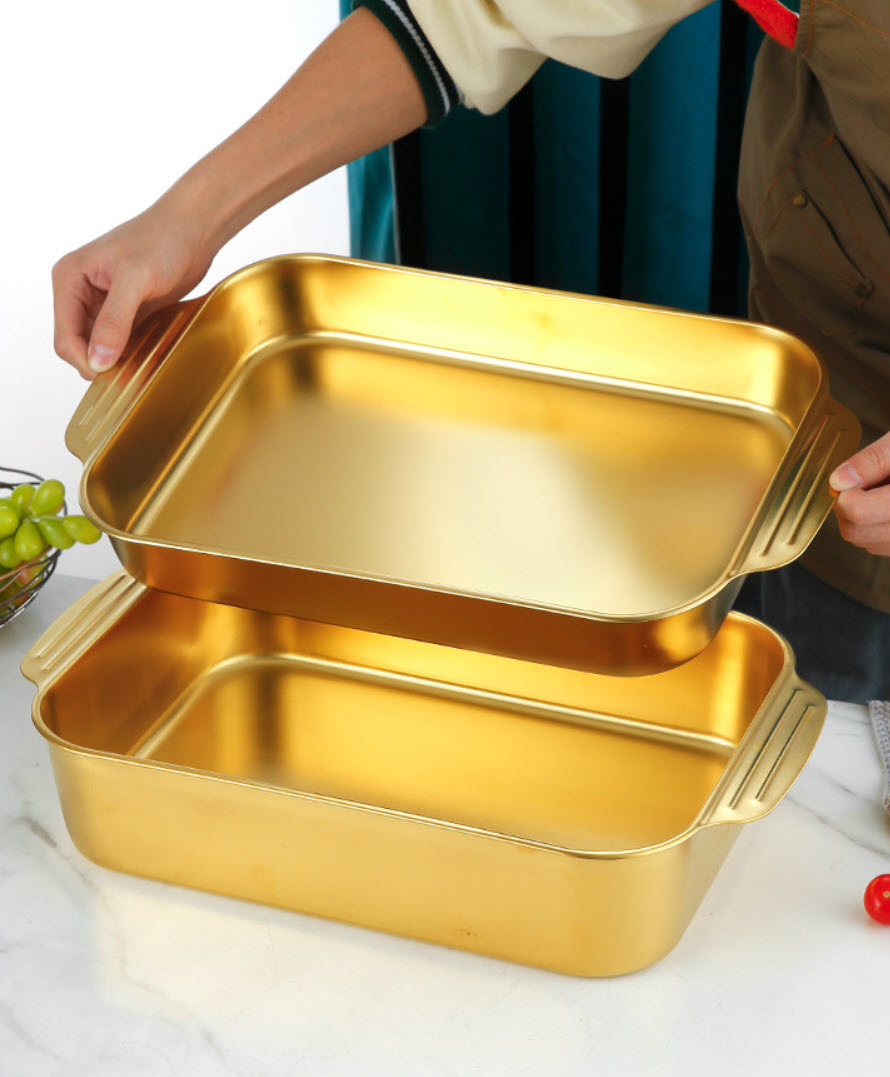 Khay inox nướng hấp thức ăn MESS KM515