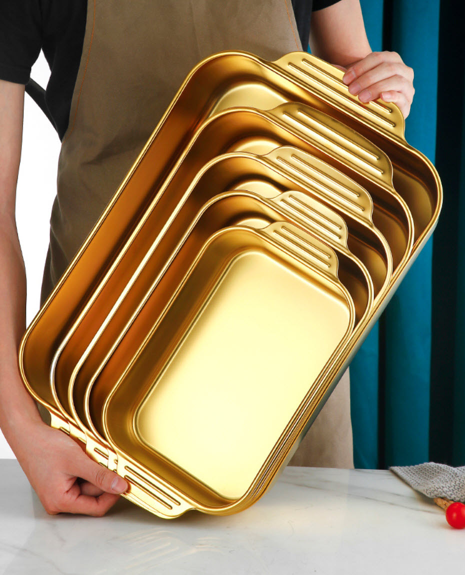 Khay inox nướng hấp thức ăn MESS KM515