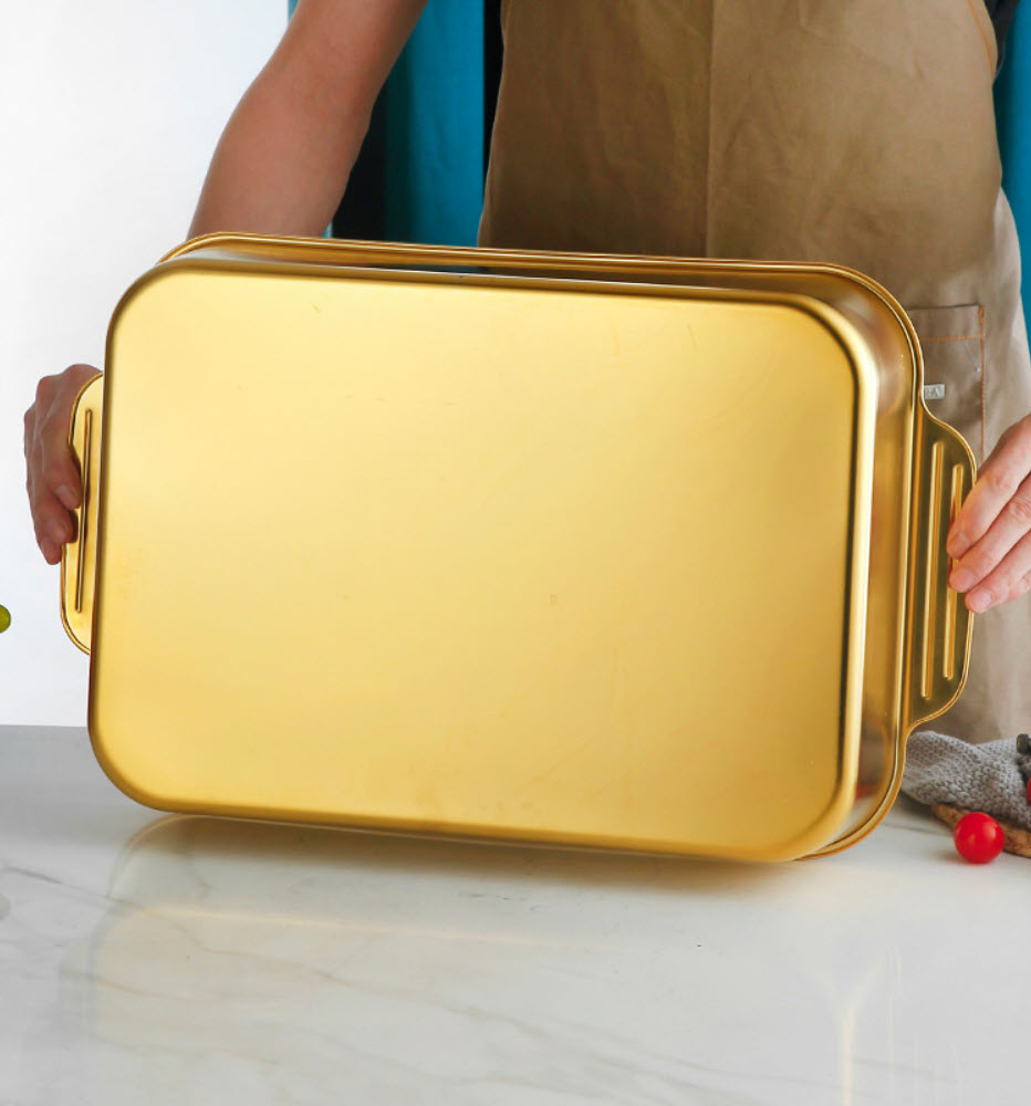 Khay inox nướng hấp thức ăn MESS KM515