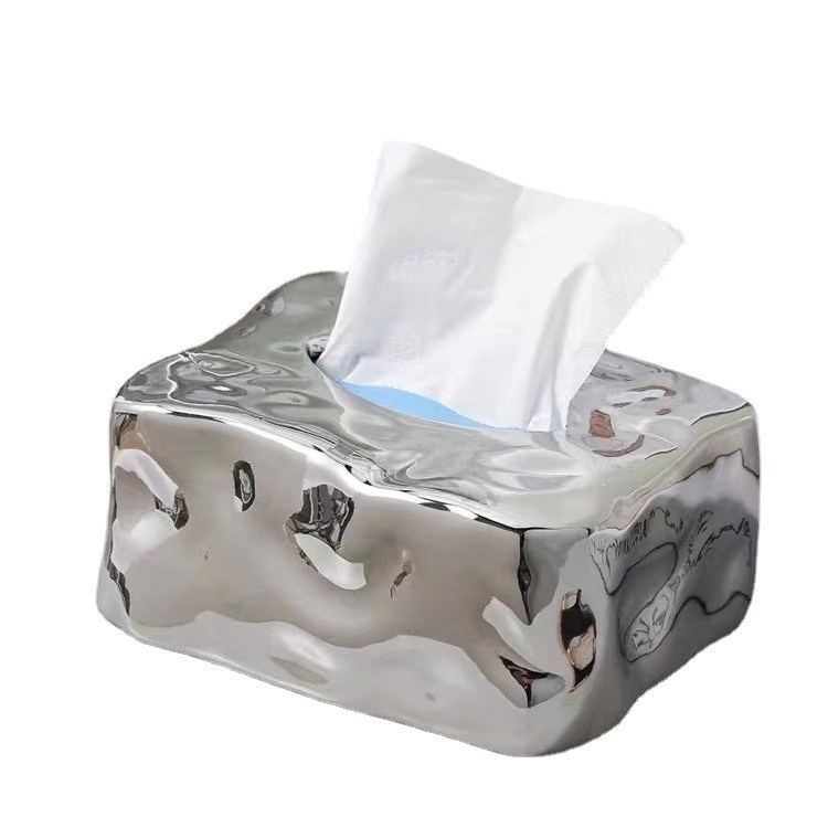 Hộp đựng khăn giấy ăn sứ ceramic OEM M008