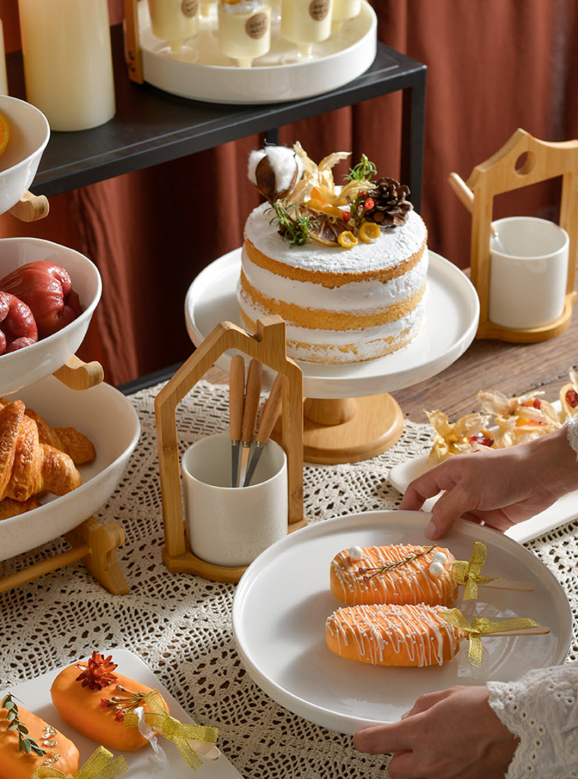 Khay trưng bày bánh kem bánh ngọt trái cây OEM YY4535
