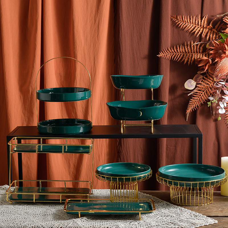 Kệ trưng bày bánh kẹo tiệc cưới tiệc buffet OEM YY1902