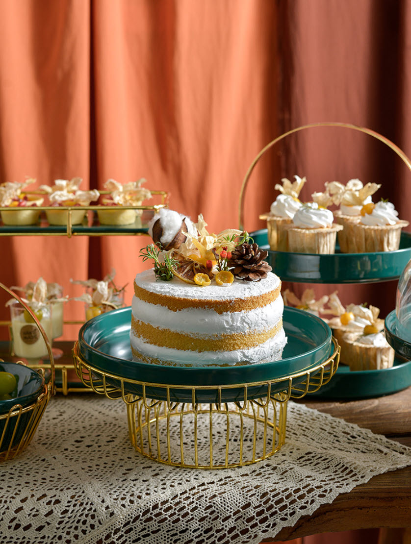 Kệ trưng bày bánh kẹo tiệc cưới tiệc buffet OEM YY1902