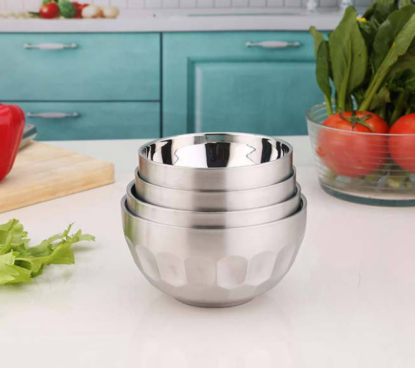 Chén inox cách nhiệt 2 lớp inox 304 OEM S2001