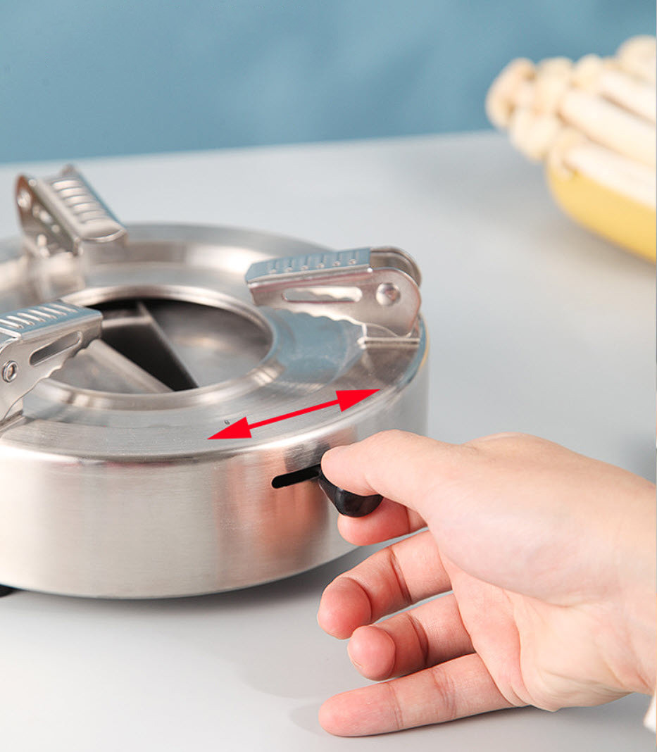 Bếp cồn inox 18cm chân đỡ di động OEM TY147