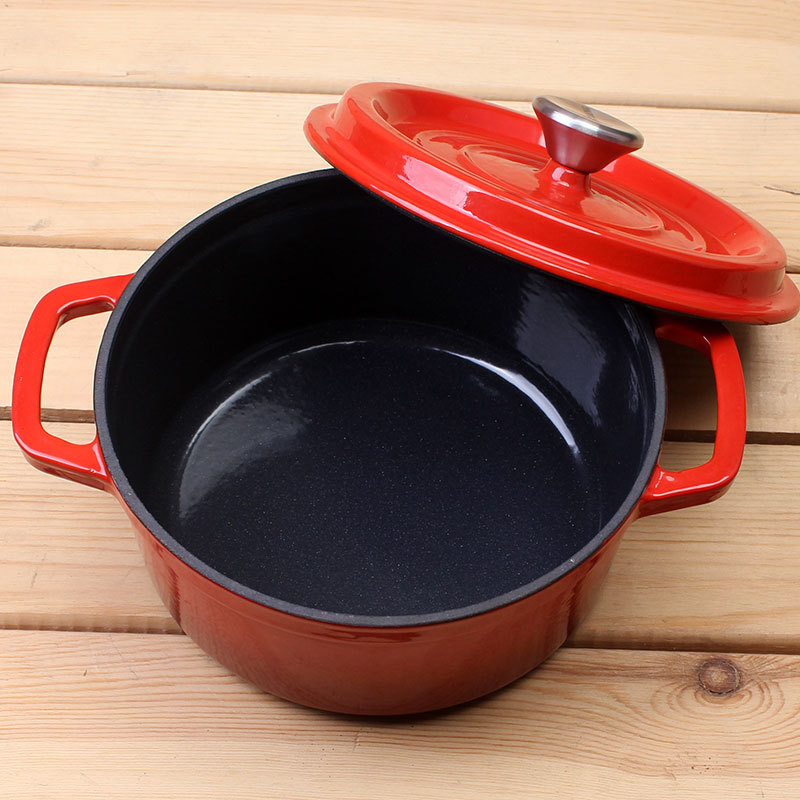Nồi gang tráng men size 22 đến 26cm OEM ZT33