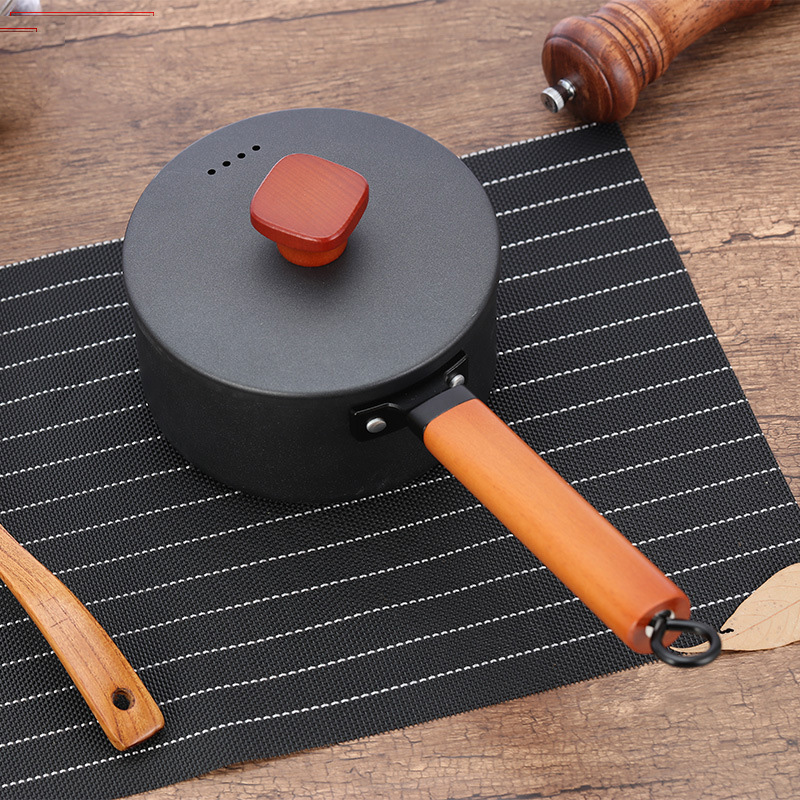 Nồi nấu sữa nấu nước sốt thép carbon chống dính 16cm OEM SST0709