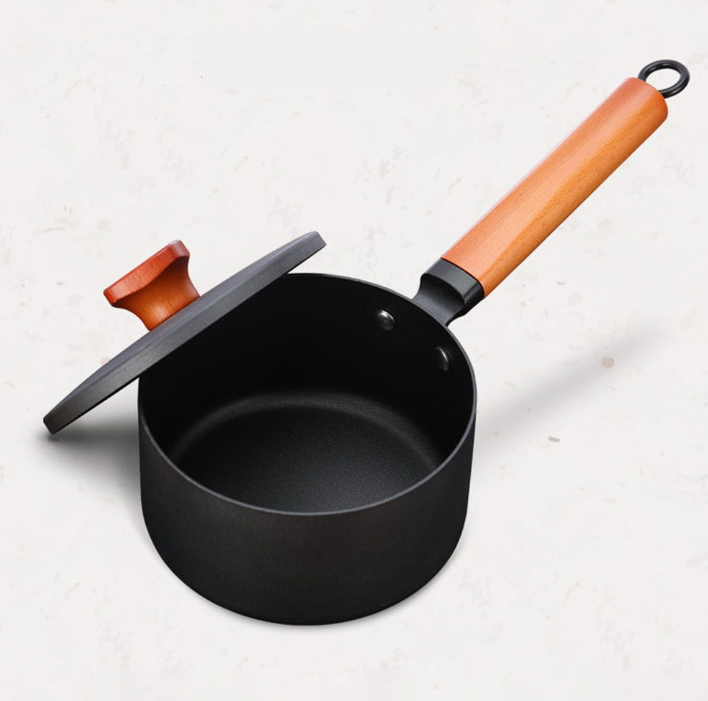 Nồi nấu sữa nấu nước sốt thép carbon chống dính 16cm OEM SST0709