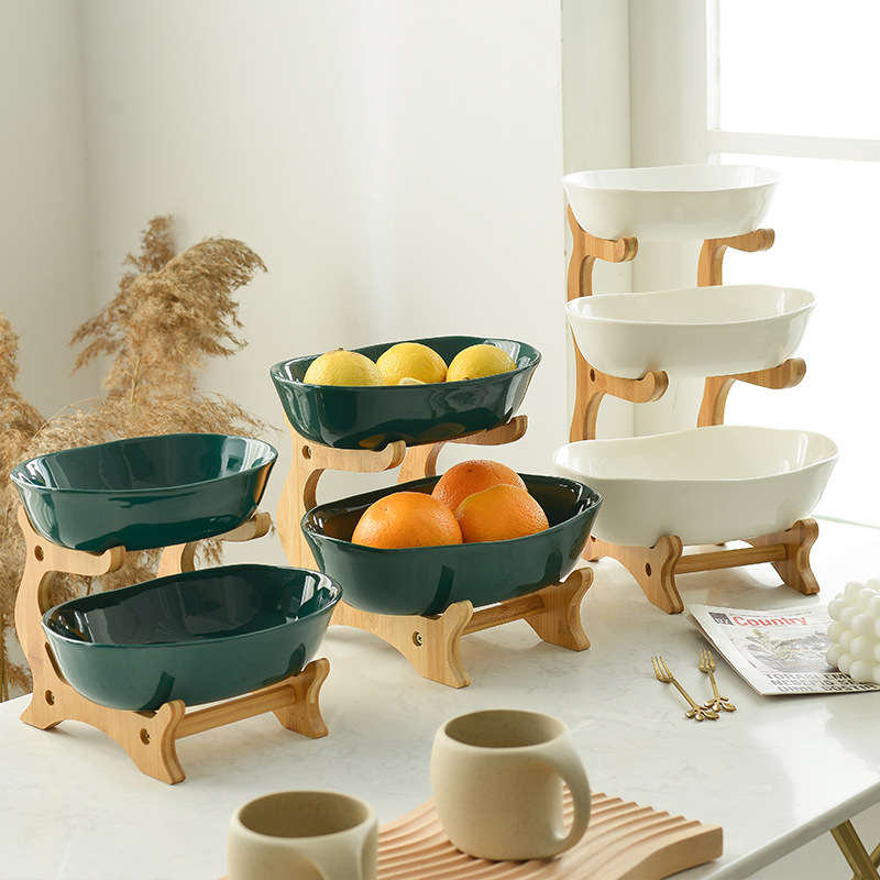 Kệ đựng bánh kẹo trái cây buffet 3 tầng OEM DQC1853