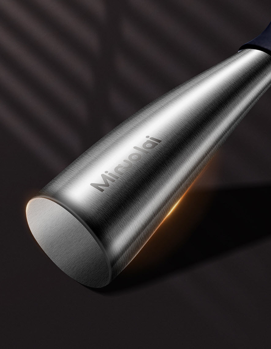 Muỗng múc cơm inox 304 đầu silicon Minole MNL007