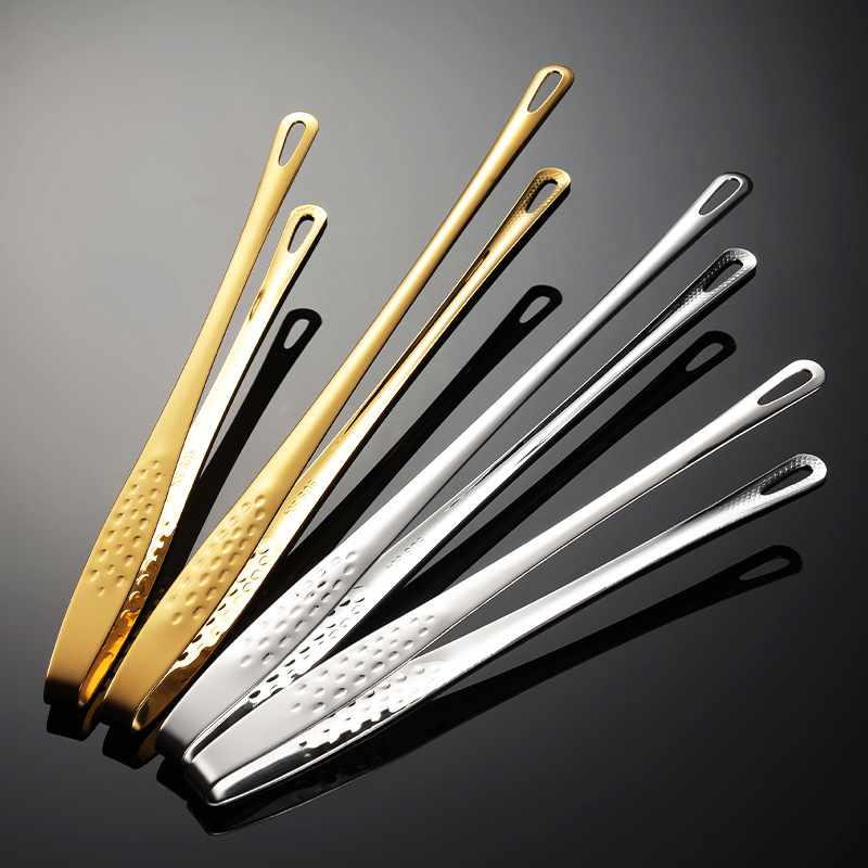 Kẹp gắp inox 304 vân Trái Dâu 23-28cm OEM JAH02