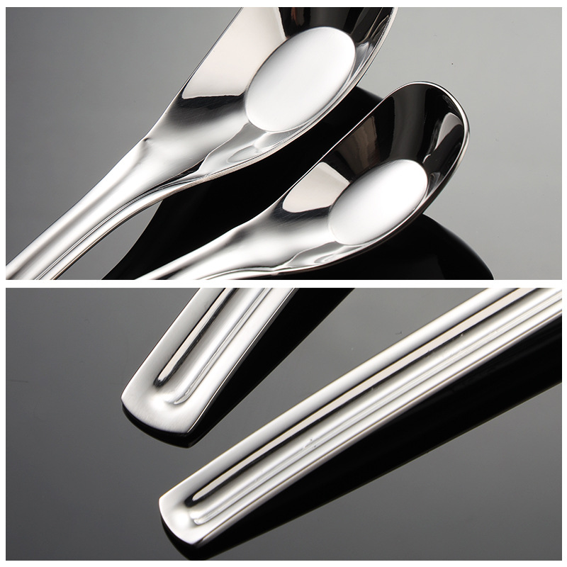Muỗng soup inox y tế 316 dài 14-17cm OEM JAH03
