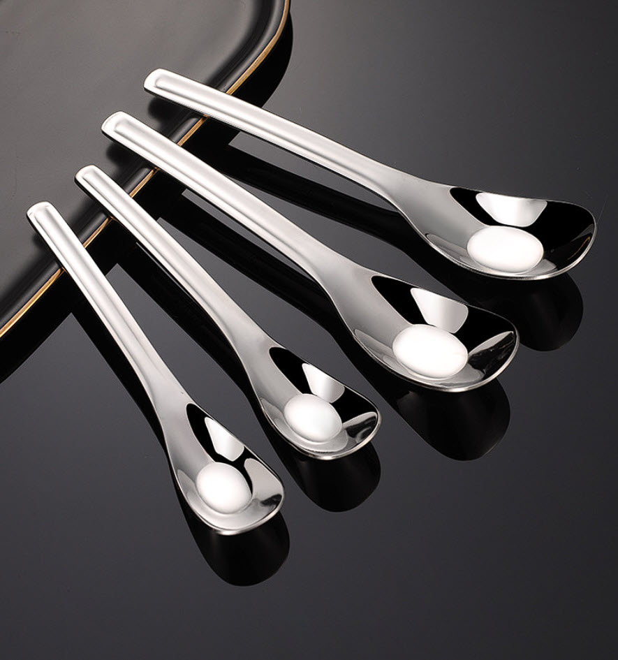 Muỗng soup inox y tế 316 dài 14-17cm OEM JAH03