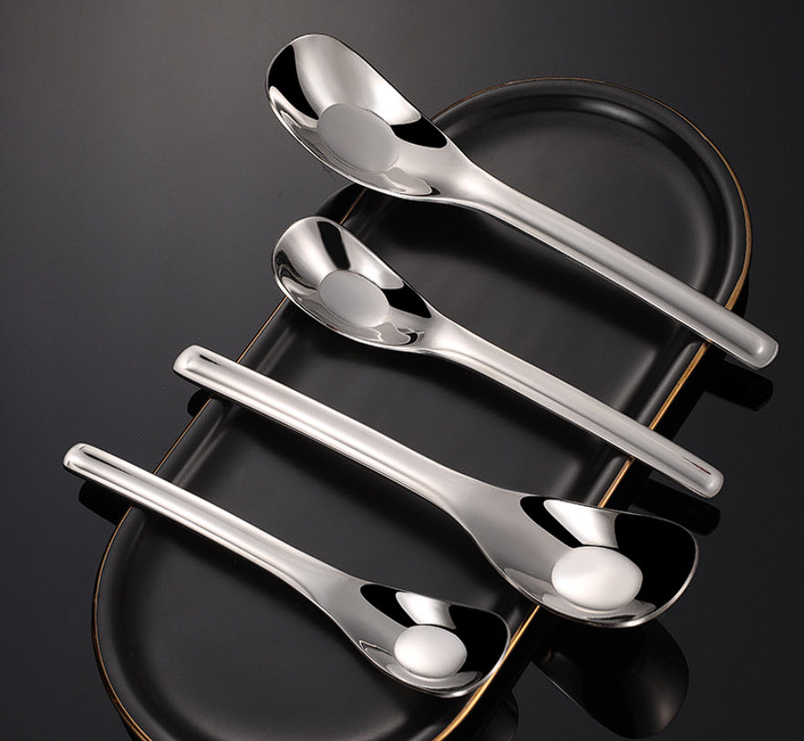 Muỗng soup inox y tế 316 dài 14-17cm OEM JAH03