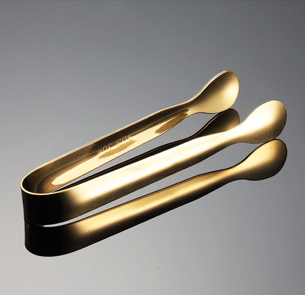 Kẹp gắp đá viên gắp topping 11cm inox 304 OEM JAH06