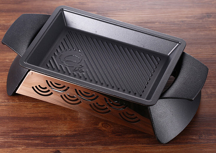 Khay hấp cá hâm nóng hải sản hâm nóng thức ăn buffet MF500