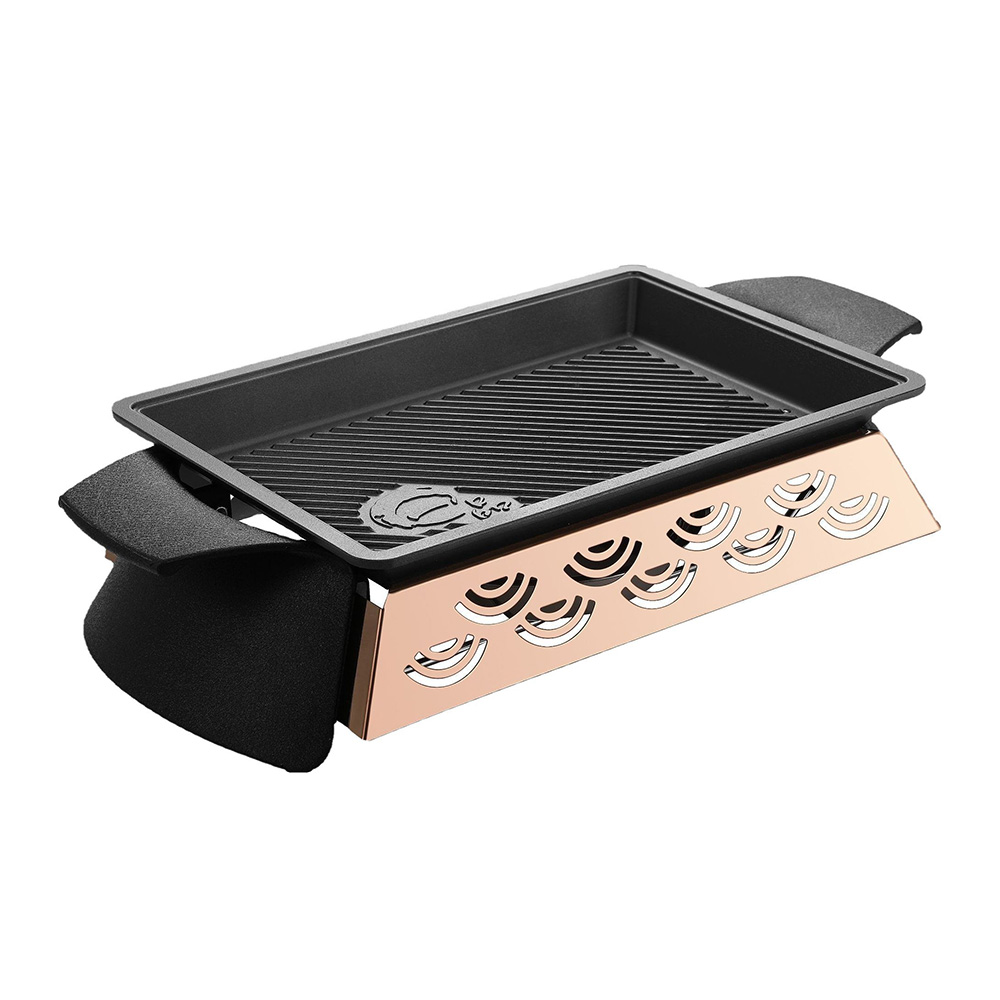Khay hấp cá hâm nóng hải sản hâm nóng thức ăn buffet MF500
