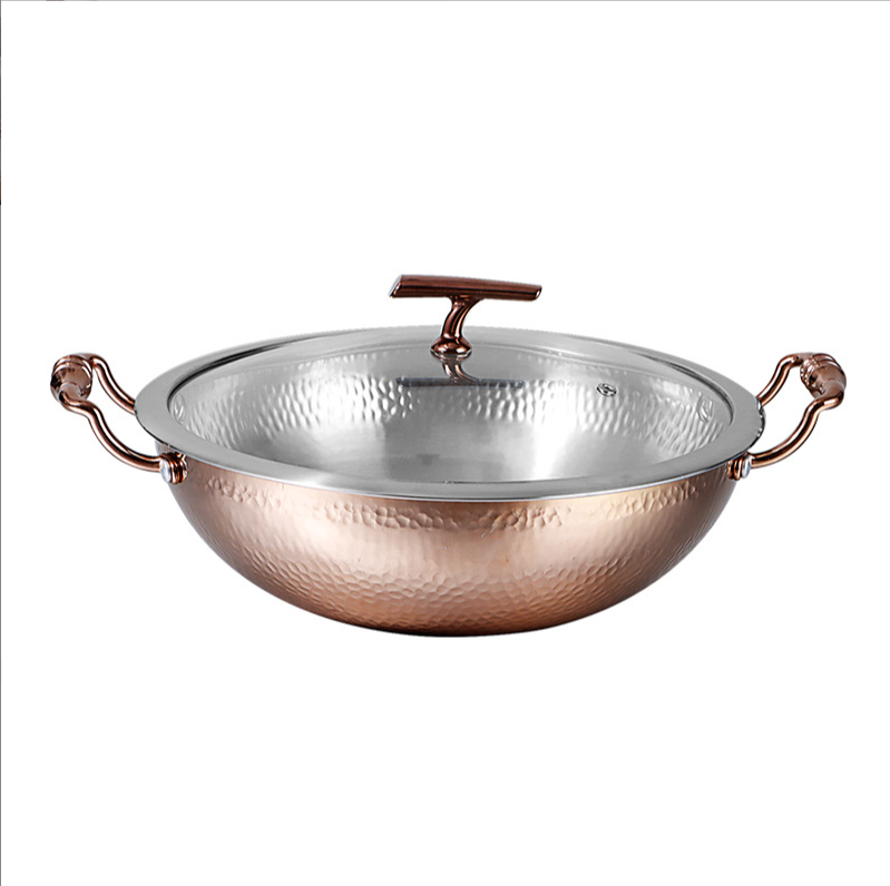 Nồi lẩu inox 304 size 28-30cm OEM DF09