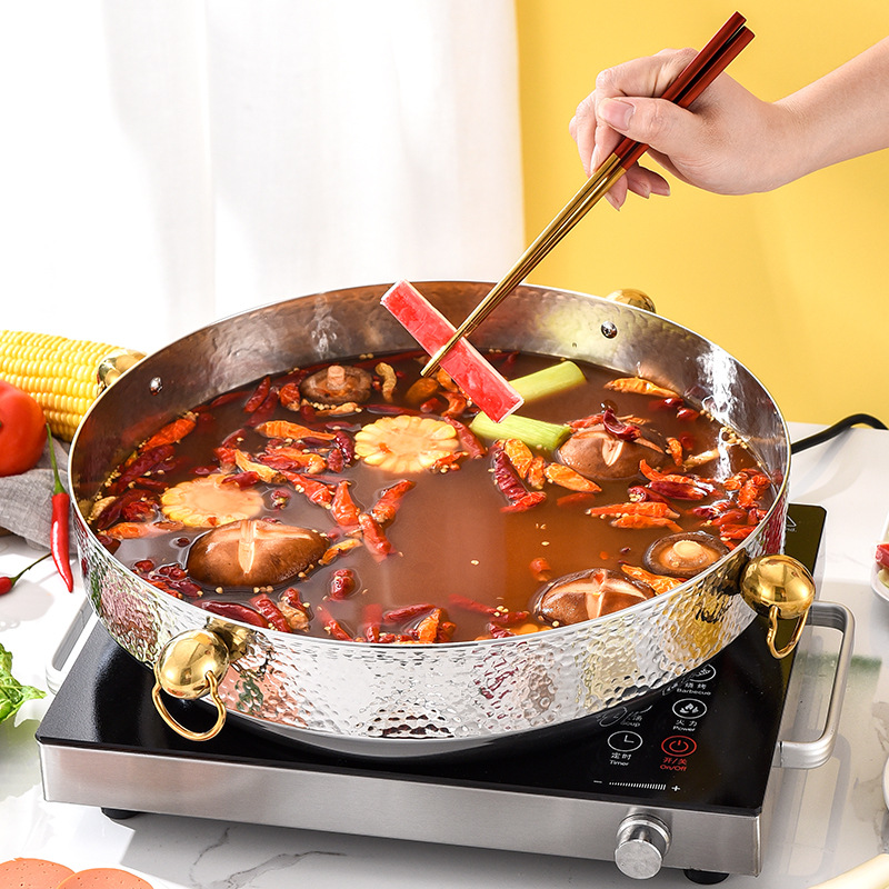 Nồi lẩu inox 304 đa năng 36cm OEM HY07