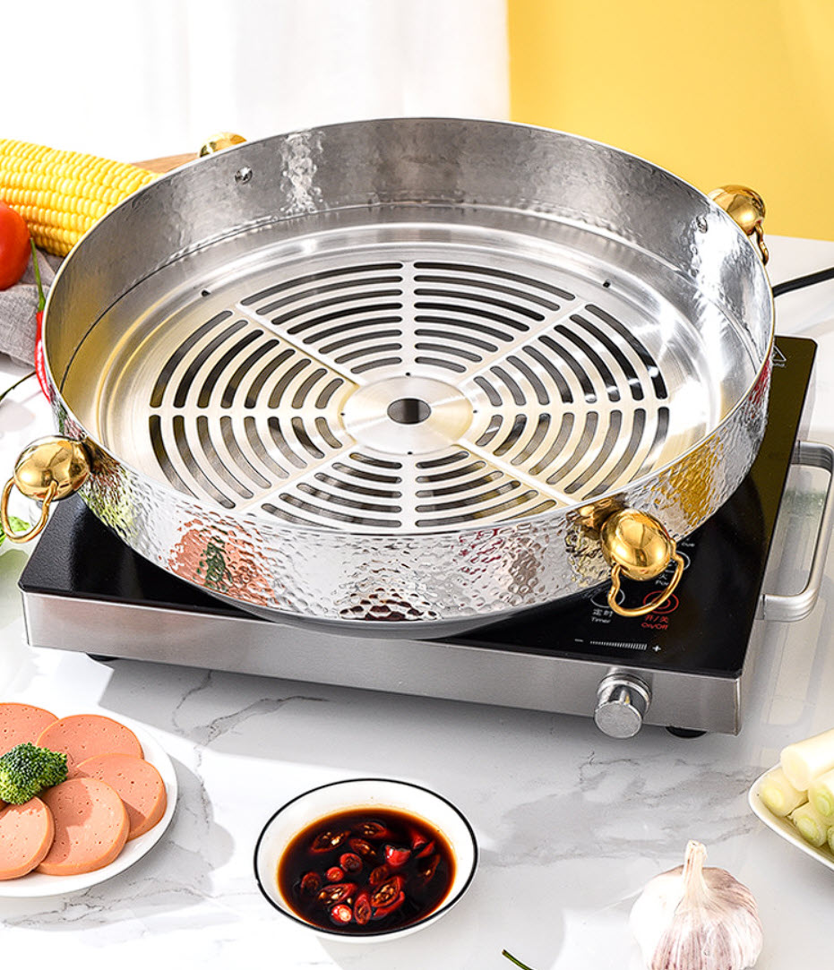 Nồi lẩu inox 304 đa năng 36cm OEM HY07