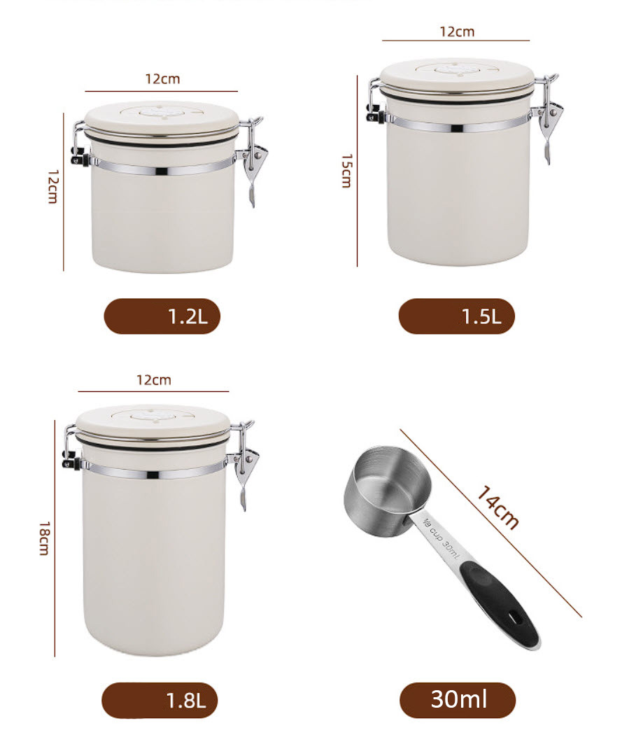 Hũ đựng cà phê đựng trà khô inox 304 OEM XHS15