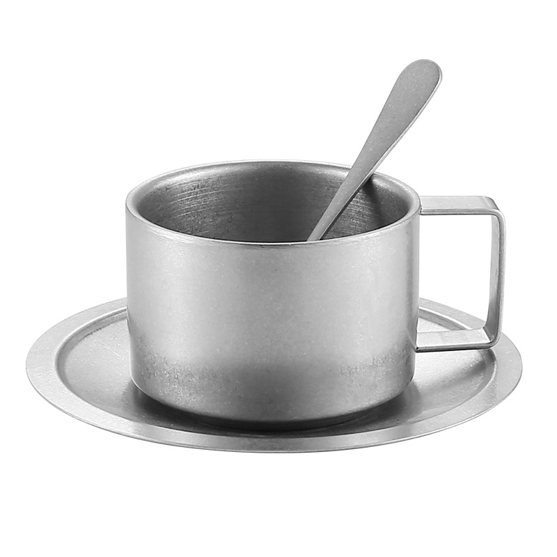 Ly cà phê ly trà sữa nóng 200ml 2 lớp inox 304 OEM XHS16