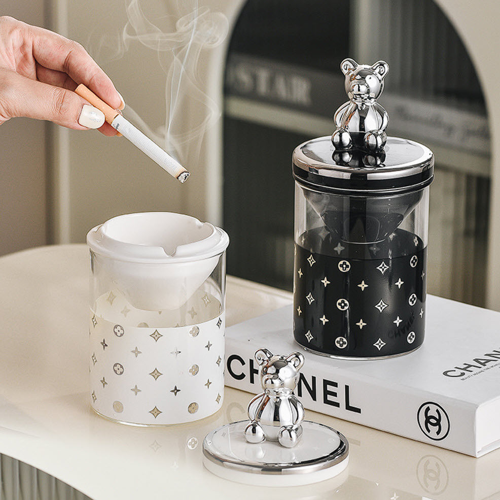 Gạt tàn nắp đậy Luxury Bear Morisawa A2126