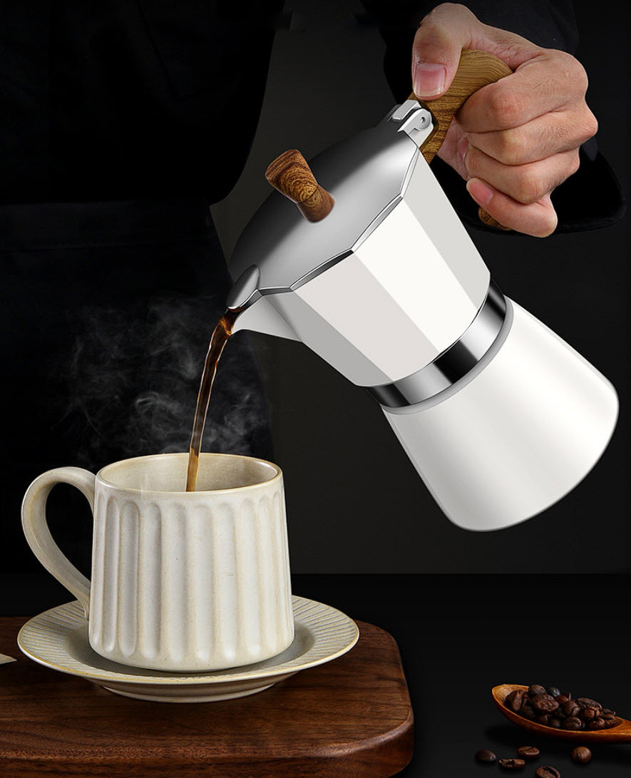 Bộ ấm pha cafe 300ml giữ nóng kèm bếp điện Bomans BOM04