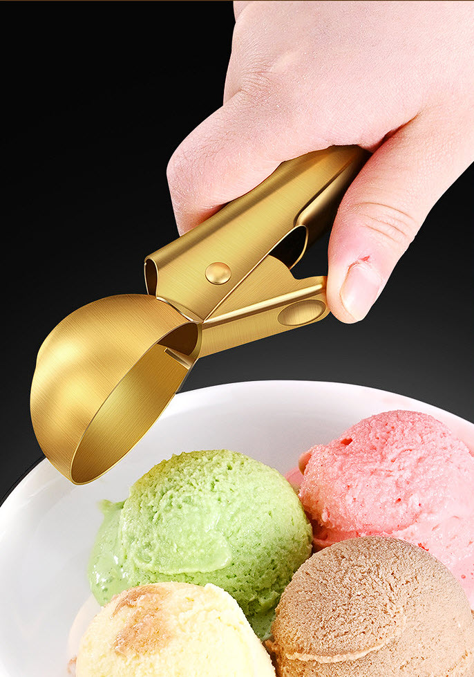 Muỗng múc kem trái cây inox Bomans BOM14