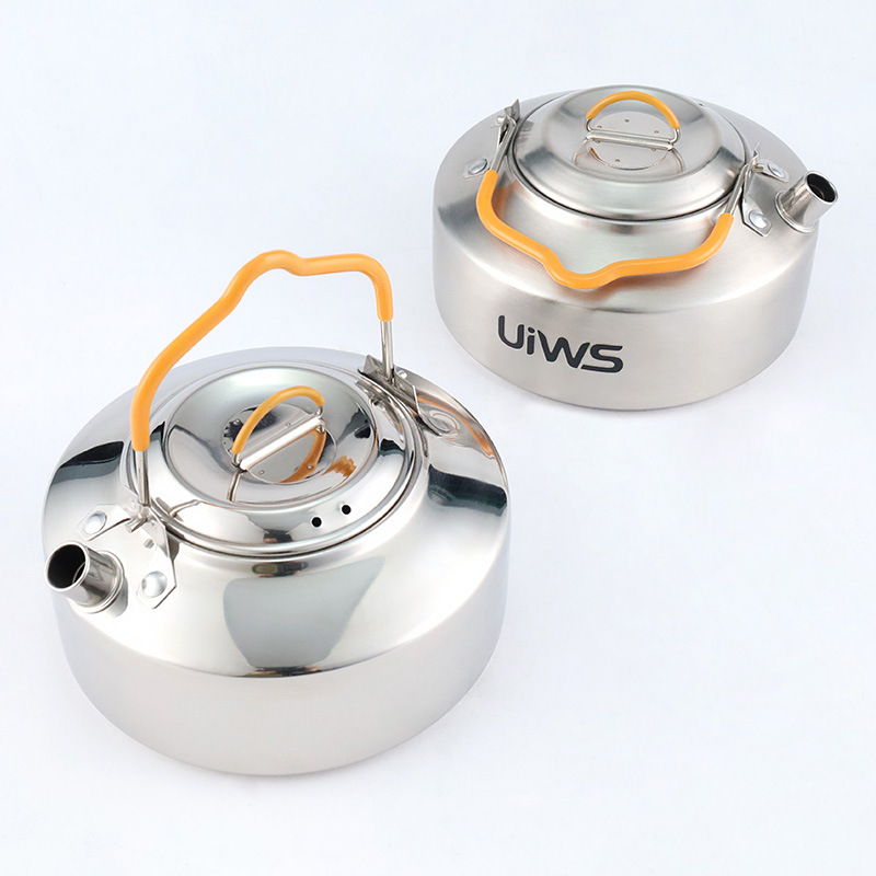 Ấm inox 304 1L cắm trại dã ngoại OEM YG12001