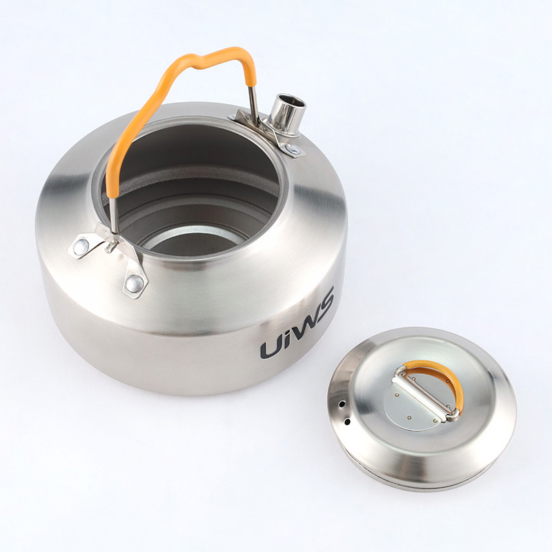 Ấm inox 304 1L cắm trại dã ngoại OEM YG12001