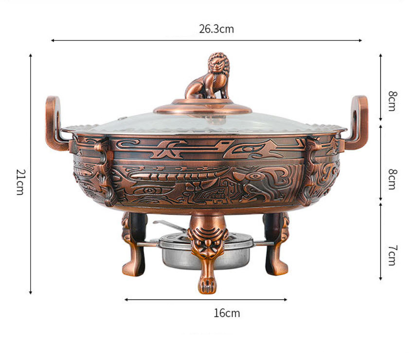 Nồi lẩu cổ điển 26cm inox 304 OEM YG1202