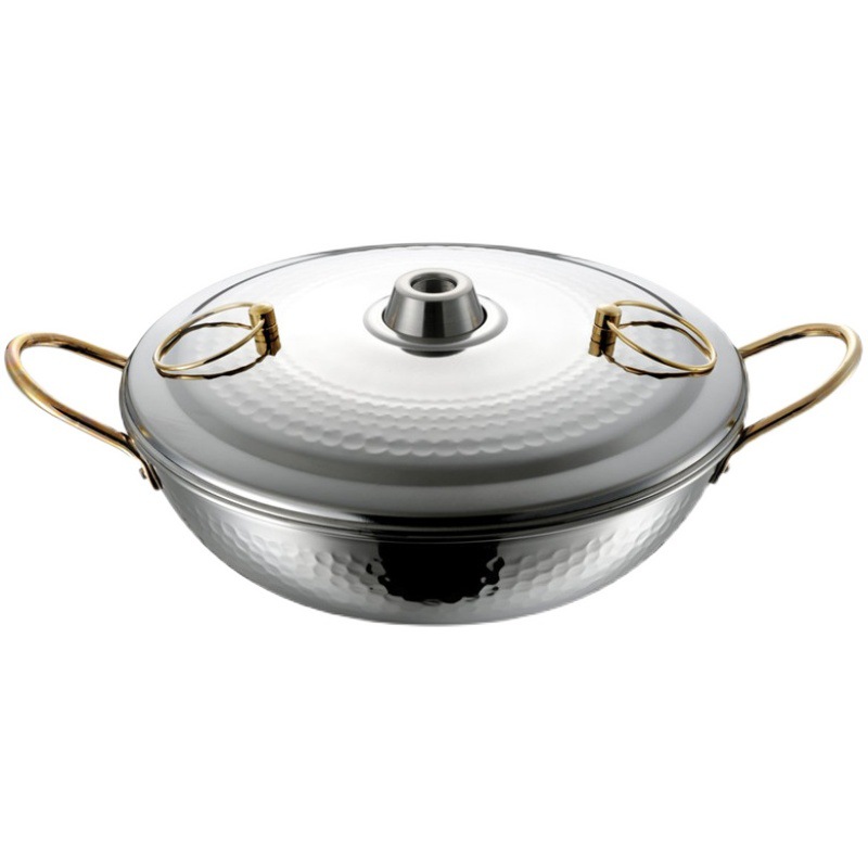 Nồi lẩu Shabu Japanese 360 inox 304 26cm OEM SKH01