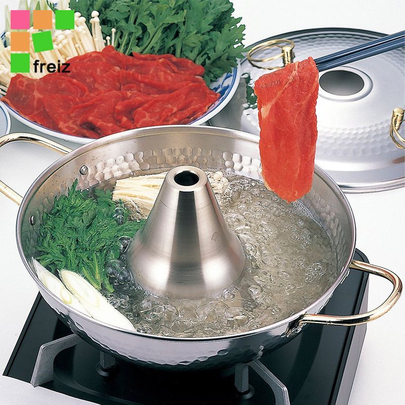 Nồi lẩu Shabu Japanese 360 inox 304 26cm OEM SKH01