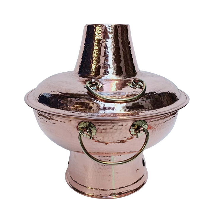 Nồi lẩu cổ điển Cù Lao đồng đỏ copper OEM LSC06