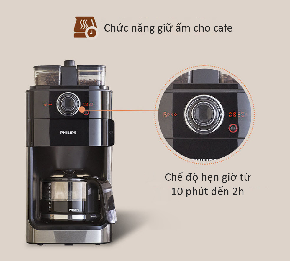 Máy pha cà phê tự động Philips HD7762